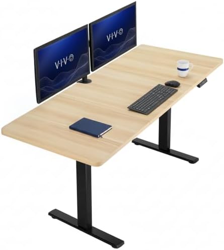 VIVO Light Wood 71 x 30 in Standing Desk, DESK-KIT-1B7C by VIVO