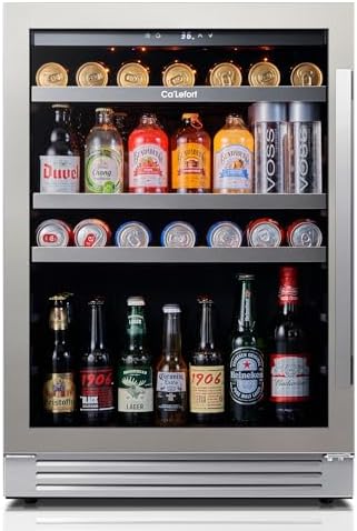 Ca'Lefort 24 Beverage Fridge Under Counter, 180 Can Beverage Refrigerator by CaLefort