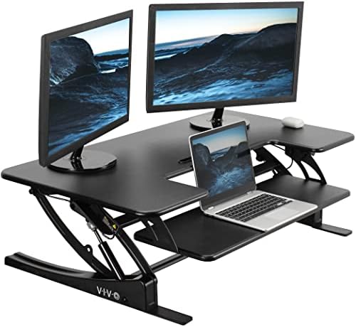 VIVO Black 42 in Standing Desk Converter, DESK-V000VL by VIVO