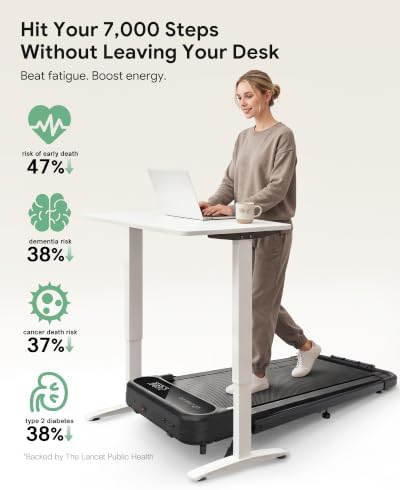 UREVO Smart 11% Incline Treadmill, Walking Pad with AI Smart APP - Image 3