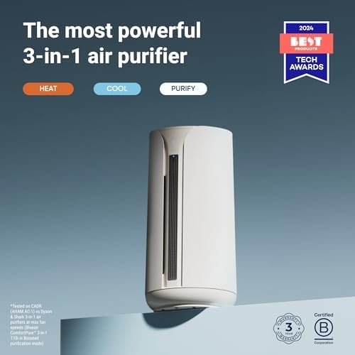 BLUEAIR 3in1 Air Purifiers, Fan, Heater for Home Bedroom, ComfortPure T10i - Image 2