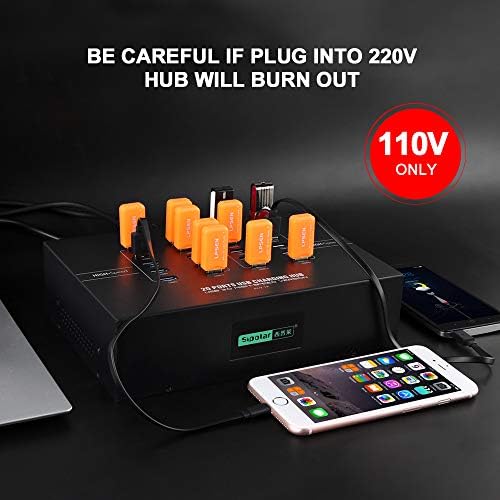 A-223 20-Port USB 3.0 Powered Hub, 200W, 2.1A/Port, BC1.2 - Image 2
