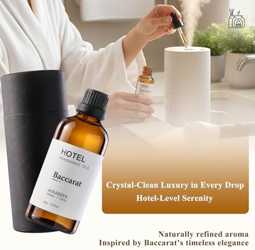 Hotel Collection Diffuser Oil Scent Inspired by The Iconic 5-Star Hotel Baccarat for Waterless Diffuser & Home Scenting Essential Oil for Ultrasonic and Crafting (4 Fl Oz Pack of 1) - Image 6