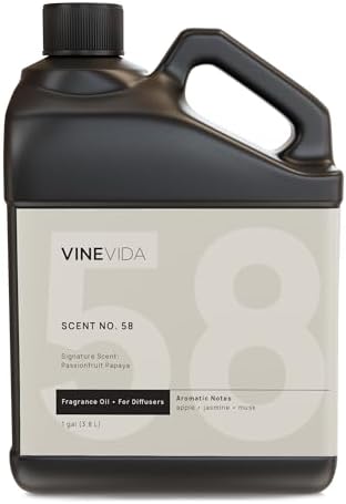 VINEVIDA [128 Fl Oz] Passionfruit Papaya Fragrance Oil for Cold Air Diffusers, Essential Oils for Diffuser Oil Refill & Air Freshener Room Spray by VINEVIDA