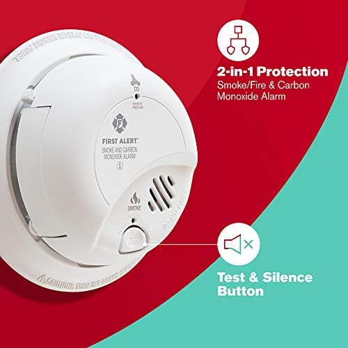FIRST ALERT BRK SC9120B-3 Hardwired Smoke and Carbon Monoxide (CO) Detector with Battery Backup, White, Pack of 3 - Image 3