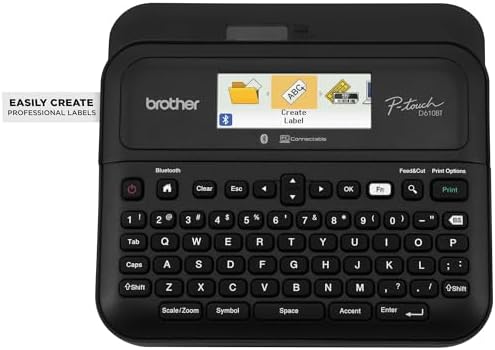 Brother P-Touch PT- D610BTVP Business Professional Connected Label Maker | Connect and Create via Bluetooth® on TZe Label Tapes up to ~1 inch - Image 2