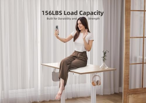 YDN 48 x 24 Inch Nature Electric Standing Desk - Image 4