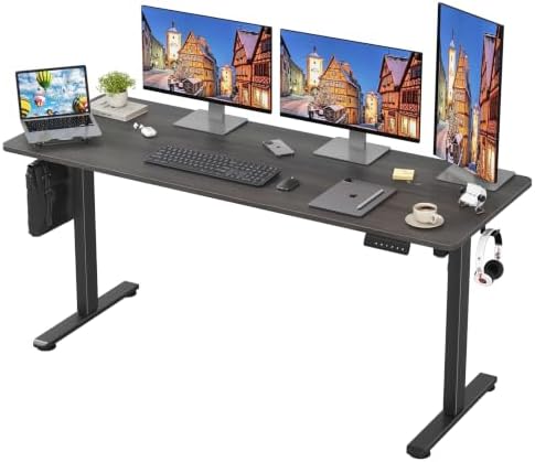 STARY Electric Standing Desk Adjustable Height Sit Stand Home Office Desk with Splice Board by STARYHavenLiving