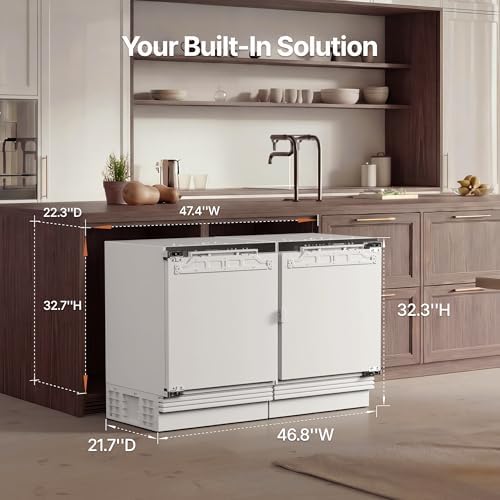Ca'Lefort 48-Inch Panel Ready Refrigerator & Freezer Combo, 2 Units - Image 5