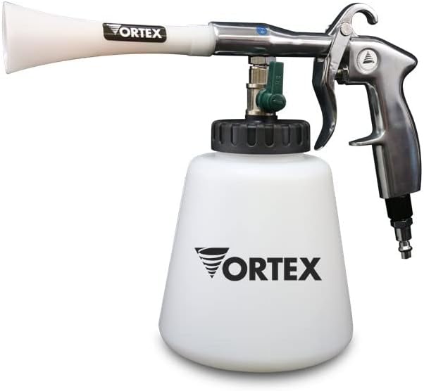 HI-TECH Vortex I Air Cleaning Gun – Deep Cleans Auto Interiors & Exteriors – Compressed Air Powered – Car Detailing Tool for Dirt, Dust, Grime & Stains by Hi-TechIndustries