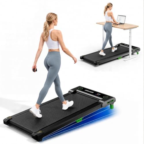 AKLUER Walking Pad with Incline - Under Desk Treadmill Small, 2.5HP Motor by AKLUER