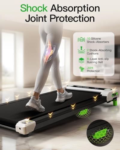 AKLUER Walking Pad Treadmill - 2.5HP Under Desk Treadmill with Incline - Image 2