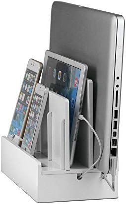 G.U.S. Multi-Device Charging Station Dock & Organizer - Multiple Finishes Available. for Laptops, Tablets, and Phones - Strong Build | High Gloss White - Image 2