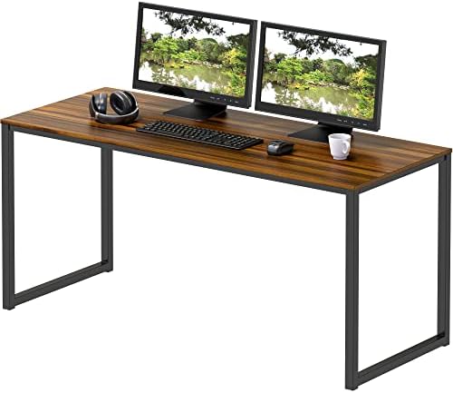 SHW Mission 48-Inch Home Office Computer Desk, Walnut by SHW