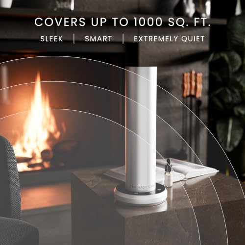 The Magic Scent Bluetooth Diffuser - Smart Ultra-Quiet Cold-Air Waterless Scent Diffuser for Home, Hotel, & Office - Programmable Intensity & Timer - Premium Aroma Oil Included (Silver) - Image 5