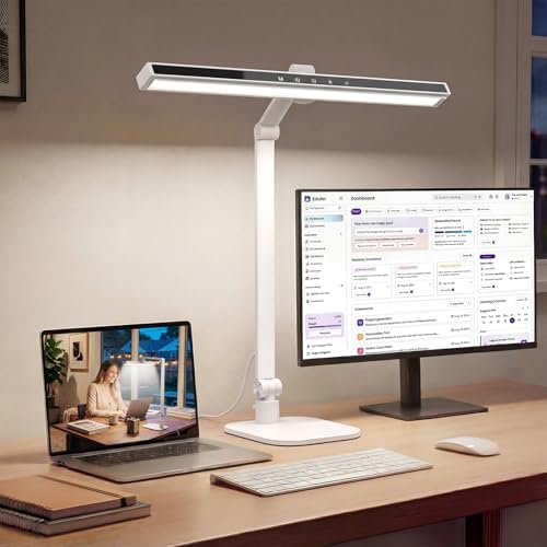LIONVISON Desk Lamps for Home Office: Dimmable Eye-Caring LED Desk Light by WelcometovisitLIONVISON