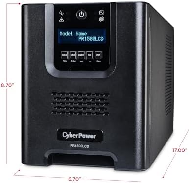 CyberPower PR1500LCD Smart App Sinewave UPS Battery Backup - Image 4