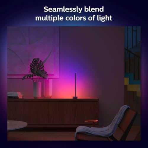 Philips Hue Signe Smart Table Lamp, 1-Pack, Black - Image 5