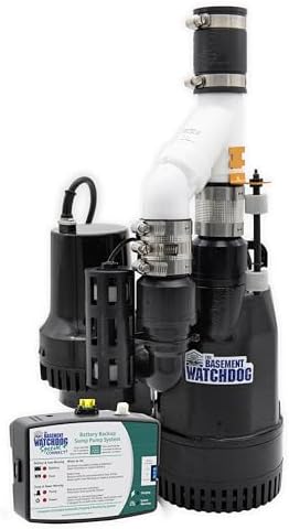 The Basement Watchdog Combo Preassembled Primary & Battery Backup Sump Pump System w/Monitoring Controller (CITS-50); Copper-Wound PSC Motor; WiFi-Capable w/Add-on Module by TheBasementWatchdog
