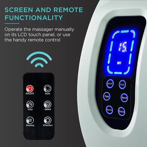 Best Choice Products Heated Shiatsu Foot Massager for Pain Relief, Plantar Fasciitis, Neuropathy, Blood Circulation w/Compact Design - Sage - Image 4