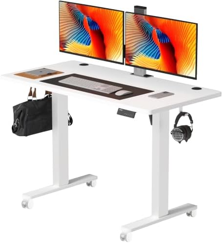 Monomi Electric Standing Desk 48”x24 Height Adjustable Sit Stand Desk by MONOMI
