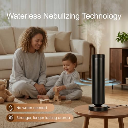 Cold Air Waterless Diffuser, Hotel Collection Diffuser, Waterless Essential Oil Diffuser for Homes, Offices, Covers 1000 Sq Ft, Remote Control (Fragrance Not Included) - Image 6