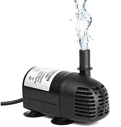 12V-24V DC Brushless Submersible Water Pump 196 GPH for Solar Fountain Hydroponics and Aquaponics by AEO