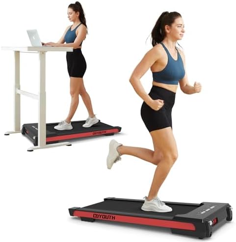 GOYOUTH 2.25HP Walking Pad, Quiet Under Desk Treadmill for Office, 300 LBS by GOYOUTH