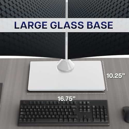 VIVO Dual Monitor Desk Stand for 13 to 32 inch Screens, STAND-V002FGW - Image 3