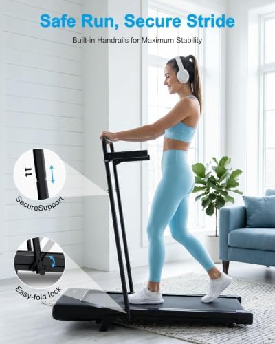 MJWW 6% Incline Walking Pad, Smart AI Under Desk Treadmill for Home - Image 2