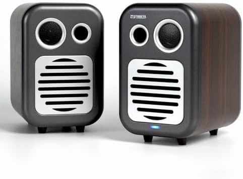 Bookshelf Speakers, 36W RMS Powered Bluetooth Stereo Speakers by MODERNSOUNDCLASSICSOUL