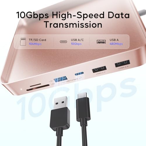 USB C HUB for iMac 24 inch 2021/2023 M1/M3 with M.2 4TB SSD NVMe Enclosure - Image 3