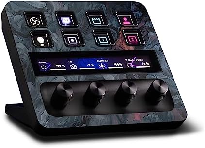 MightySkins Skin Compatible with Elgato Stream Deck + - Storm Cloud | Protective, Durable, and Unique Vinyl Decal wrap Cover | Easy to Apply, Remove, and Change Styles | Made in The USA by MIGHTY+SKINS