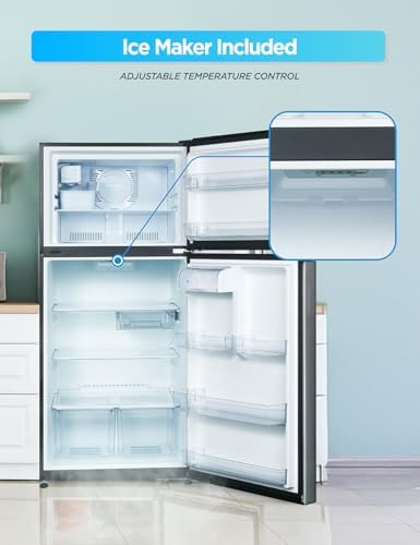 Commercial Cool 18 Cu. Ft. Top Mount Refrigerator, Ice Maker, CCR1800GIMS - Image 3