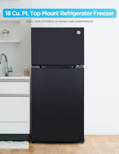 Commercial Cool 18 Cu. Ft. Top Mount Refrigerator, Ice Maker, CCR1800GIMB - Image 2