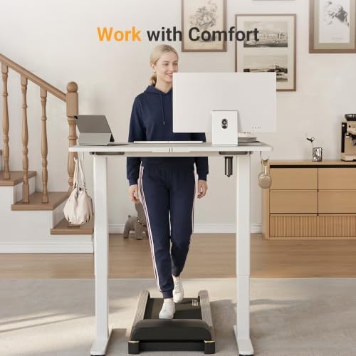 YDN 40 x 24 Inch White Electric Standing Desk - Image 5