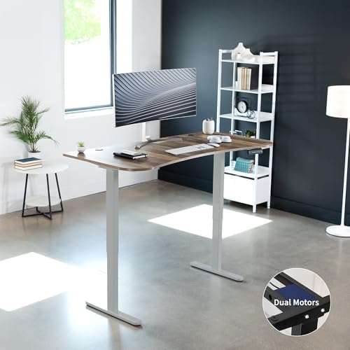 VIVO Reclaimed Wood 60 x 24 in Standing Desk, DESK-KIT-E2G1P - Image 4