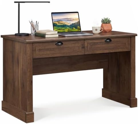 Tangkula 48” Computer Desk with 2 Drawers, Farmhouse Executive Desk by TANGKULA