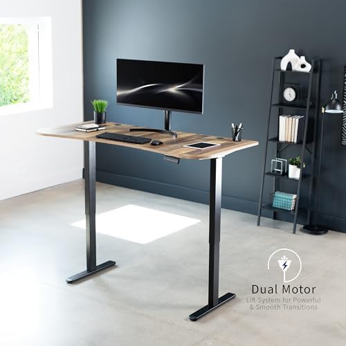 VIVO Reclaimed Wood 60 x 24 in Standing Desk, DESK-KIT-E2B1P - Image 3