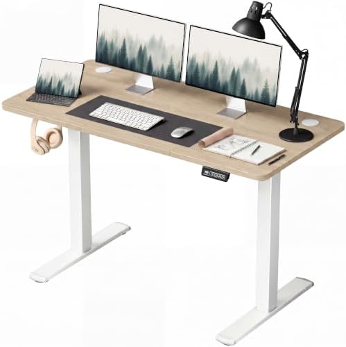 Furmax 48 Inches Electric Height Adjustable Standing Desk Home Office Desk by Furmax