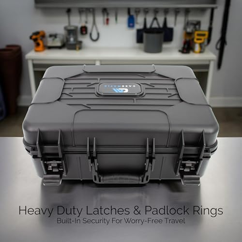 CASEMATIX Portable Printer Carry Case Compatible with HP Officejet 250 Wireless Mobile Printer, Ink Cartridges and Power Cable - Image 4