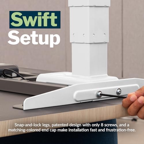 Vari ComfortEdge Electric Standing Desk – 60x30 – Light Wood/White - Image 5