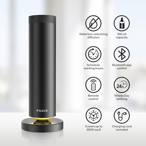 Tower Plug-in Waterless Essential Oil Diffuser, Onyx - Image 7