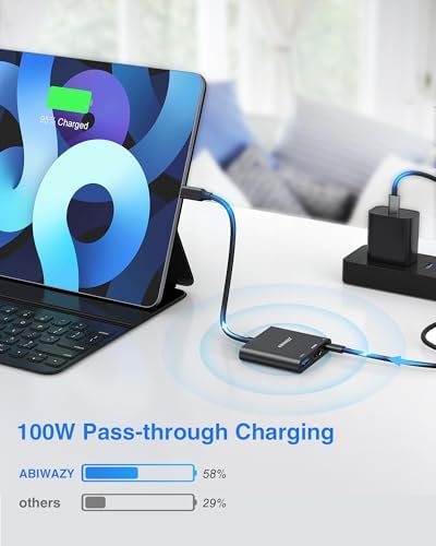 USB C to HDMI Adapter, 4K HDMI to USB-C Multiport Hub Adapter - Image 6