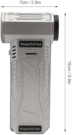 Electric Air Duster, 150000RPM Rechargeable Handheld Turbine Fan, 8000mAh Battery, ABS Material, 5.9x2.8 Inch - Image 2