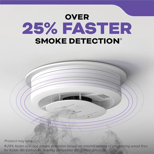 Kidde Smoke & CO Detector, Hardwired & 10-Year Battery, 30CUA10-V, 3 Pack - Image 4