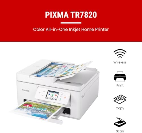 Canon PIXMA TR7820 – Wireless Home All-in-One Printer - Image 2