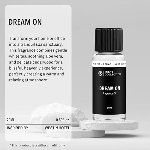 Luxury Hotel Scent Dream On Diffuser Oil, White Tea & Lily, 20ml - Image 5