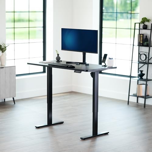 VIVO Black 55 x 28 in Standing Desk, DESK-KIT-1B55B - Image 2