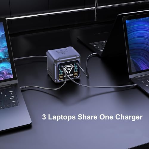 1200W USB C Charging Station, 12-Port GaN Fast Charger - Image 4